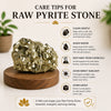 Raw Pyrite Stone – Natural Crystal for Prosperity, Confidence & Protection | Home, Office & Vastu Décor