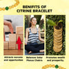 Wealth & Prosperity - Citrine and Green Jade Bracelet for positive growth and abundance