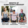 Pure Clear Quartz Crystal Bracelet: Clarity & Focus for Both Men & Women