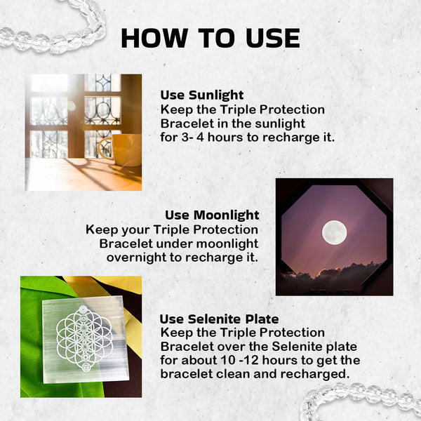 Pure Clear Quartz Crystal Bracelet: Clarity & Focus for Both Men & Women