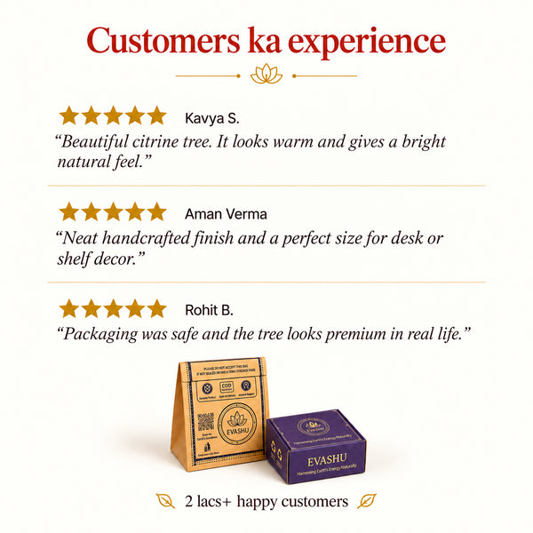 Certified Natural Citrine Crystal Tree - Wealth Attraction & Success | Buy Online