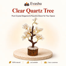 Load image into Gallery viewer, Certified Natural Clear Quartz Crystal Tree - Energy Amplification &amp; Healing | Buy Online
