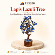 Load image into Gallery viewer, Certified Natural Lapis Lazuli Crystal Tree - Wisdom &amp; Communication
