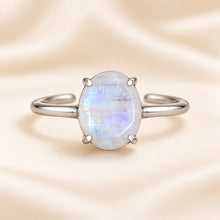 Load image into Gallery viewer, Certified Natural Opal Crystal Ring - Love, Creativity &amp; Emotional Balance
