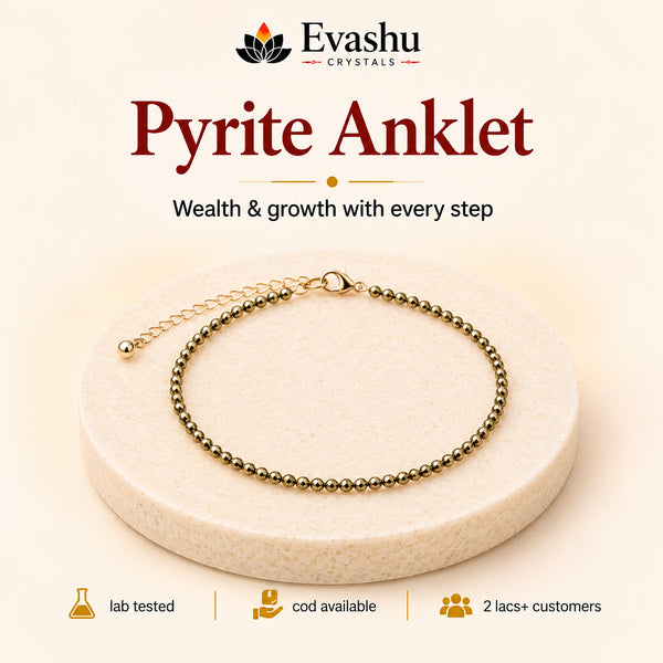 Natural Pyrite Anklet (Pack of 1)
