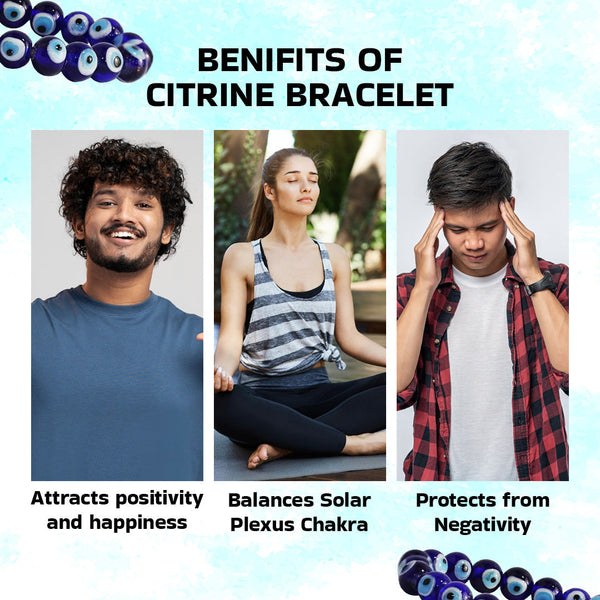 Protection & Blessings - Evil Eye Blue Bracelet for calm everyday wear
