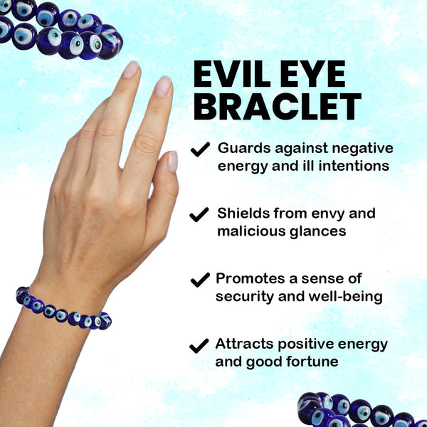 Protection & Blessings - Evil Eye Blue Bracelet for calm everyday wear