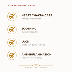 Green Aventurine Gua Sha – Symbol of Opportunity, Prosperity, and Growth – Perfect for Skincare - Image 2