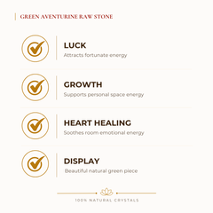 Green Aventurine Raw Stone – Symbol of Opportunity, Prosperity, and Growth – Perfect for Display - Image 2