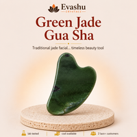 Certified Natural Green Jade Gua Sha - Detox Support & Facial Toning | Buy Online