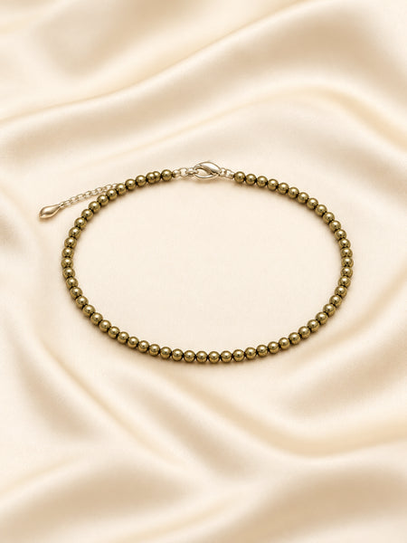 Natural Pyrite Anklet (Pack of 1)