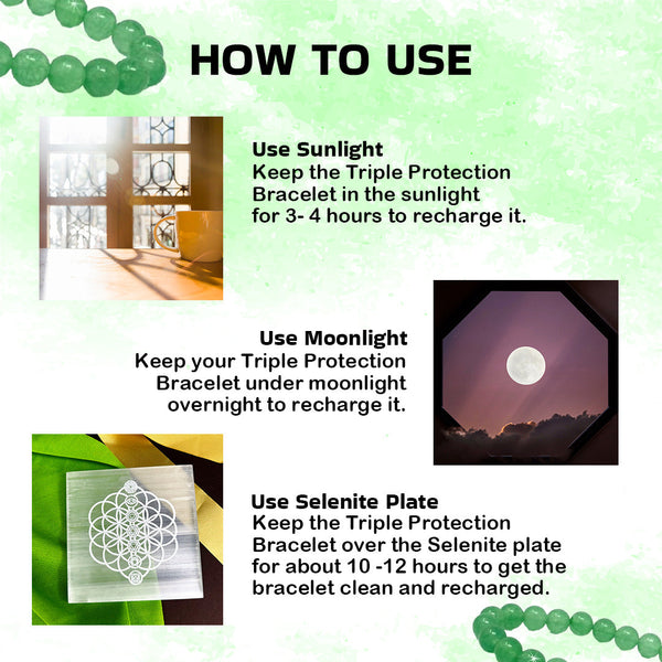 Wealth & Abundance: Green Aventurine Bracelet – Genuine Stone Healing Crystal for Men, Women & Kids