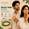 Green Jade Bracelet – Natural Stone Bracelet for Balance, Prosperity & Everyday Wear | Unisex Crystal Jewellery