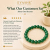 Green Jade Bracelet – Natural Stone Bracelet for Balance, Prosperity & Everyday Wear | Unisex Crystal Jewellery