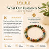 Indian Agate Bracelet – Natural Stone Bracelet for Balance, Grounding & Everyday Wear | Unisex Crystal Jewellery