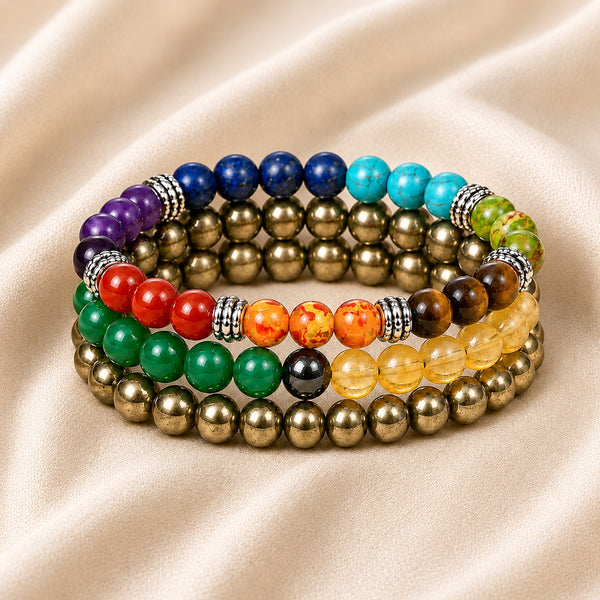 Certified Natural Money Attraction Bracelet Combo - Wealth Magnet & Prosperity Flow | Buy Online