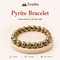 Certified Natural Pyrite Bracelet - Wealth Retention & Prosperity Mindset | Buy Online