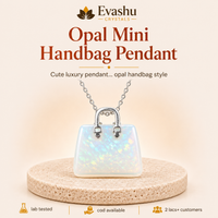 Certified Natural Opal Mini Handbag Pendant - Spark & Hope | Buy Online