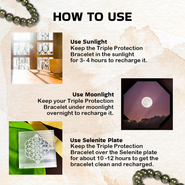 Certified Pyrite Bracelet – Authentic Pyrite Stone Healing Crystal for Wealth, Success & Positive Energy | With LAB Certificate