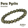 Natural Pyrite Bracelet Pack of 2 | Adjustable Wealth & Protection Crystal Bracelets for Men & Women