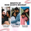 Original Rose Quartz Bracelet – Love, Compassion & Emotional Healing | Reiki & Feng Shui | Unisex