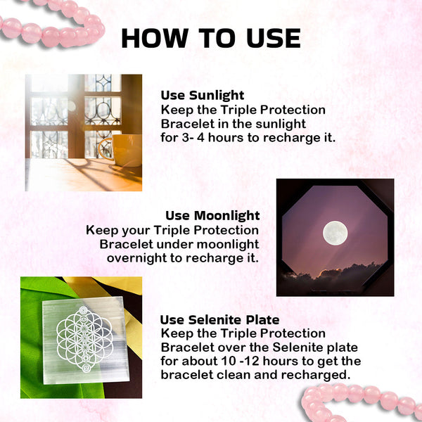 Original Rose Quartz Bracelet – Love, Compassion & Emotional Healing | Reiki & Feng Shui | Unisex