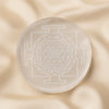 Certified Natural Selenite Sri Yantra Charging Plate - Portable Charging & Prosperity Focus | Buy Online - Image 4