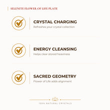 Load image into Gallery viewer, Certified Natural Selenite Charging Plate - Crystal Charging &amp; Energy Cleansing | Buy Online - Image 2
