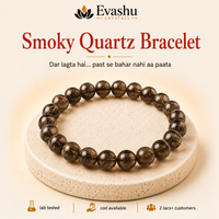 Certified Natural Smoky Quartz Bracelet - Fear Release & Present Grounding | Buy Online