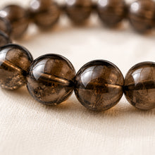 Load image into Gallery viewer, Certified Natural Smoky Quartz Bracelet - Fear Release &amp; Present Grounding | Buy Online - Image 7
