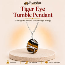 Load image into Gallery viewer, TIGEREYE-TUMBLE-PENDANT main image
