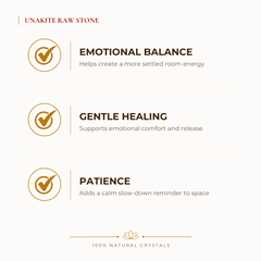 Certified Natural Unakite Raw Stone - Emotional Balance & Gentle Healing | Buy Online - Image 2
