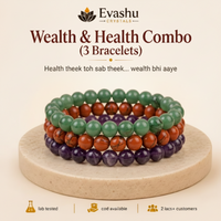 Certified Natural Wealth & Prosperity Bracelet Combo - Abundance & Grounding Energy | Buy Online