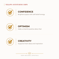 Certified Natural Yellow Aventurine Chips - Confidence & Optimism | Buy Online - Image 2