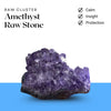 Amethyst Raw Stone – Symbol of Serenity, Wisdom, and Spiritual Protection – Perfect for Display