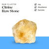 Citrine Raw Stone – Symbol of Abundance, Joy, and Manifestation – Perfect for Display - Front View | Natural Citrine, Seven Chakra Crystal Cluster for Wealth & Abundance