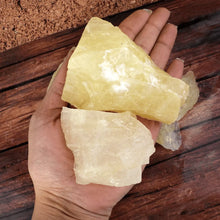 Load image into Gallery viewer, Citrine Raw Stone – Symbol of Abundance, Joy, and Manifestation – Perfect for Display - Scale Reference | Natural Citrine, Seven Chakra Crystal Cluster for Wealth &amp; Abundance
