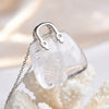 Clear Quartz Mini Handbag Pendant – Symbol of Energy, Amplification, and Clarity – Perfect for Daily Wear - Scale Reference | Natural Sphatik, Seven Chakra Crystal Ring for Chakra Balance & Energy Alignment