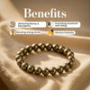 Benefits of a crystal bracelet including attracting money and abundance, emotional well-being.