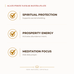 Agate with Pyrite Charging Plate benefits for wealth attraction and prosperity intention, explained in an Evashu natural-crystal guide