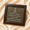 Agate with Pyrite Charging Plate displayed fully on white silk cloth to show its natural colour, shape and finish