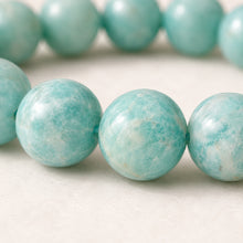 Load image into Gallery viewer, Close-up of authentic natural Amazonite showing crystal texture, colour and craftsmanship
