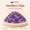 Authentic natural Amethyst Chips for Calming Décor and Peaceful Space, shown as the main Evashu product view