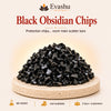 Authentic natural Black Obsidian Chips for Space Protection and Grounding, shown as the main Evashu product view