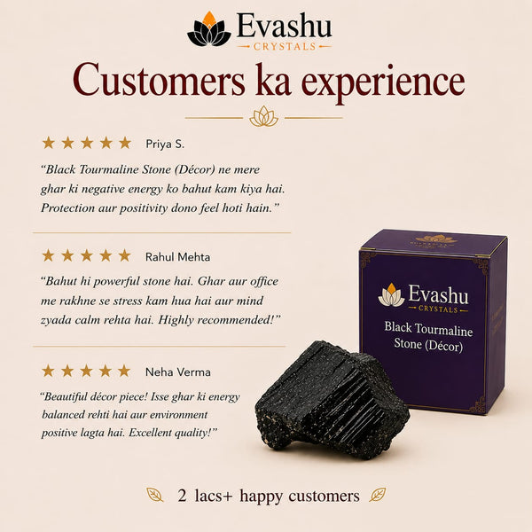 Evashu customer reviews and verified buyer feedback for Black Tourmaline Raw Stone – black tourmaline stone natural crystal decor