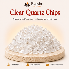 Authentic natural Clear Quartz Chips for Energy Amplifier and Purification, shown as the main Evashu product view