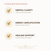 Clear Quartz Pencil Pendant benefits for focus and mental clarity, explained in an Evashu natural-crystal guide