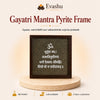 Authentic natural Pyrite Spiritual Frame for Wisdom and Prosperity Energy, shown as the main Evashu product view