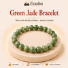 Authentic natural Green Jade Bracelet for Household Prosperity and Family Harmony, shown as the main Evashu product view