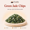 Authentic natural Green Jade Chips for Prosperity and Serenity, shown as the main Evashu product view